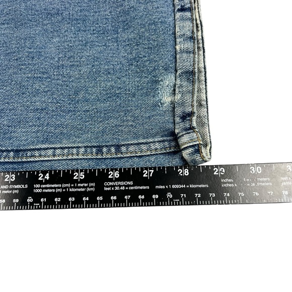 Vintage 90s Bullhead Men’s Loose Fit medium wash jeans SZ 31 X 30 - Picture 8 of 8